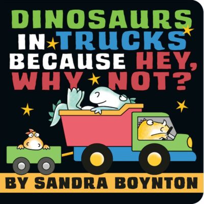 Dinosaurs in Trucks Because Hey, Why Not?