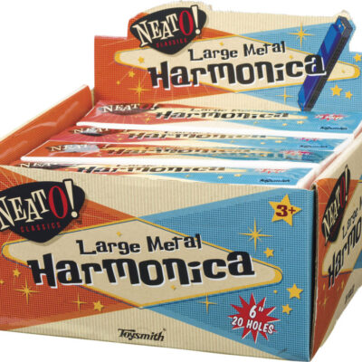 Neato! Large Metal Harmonica (Assorted Colors)