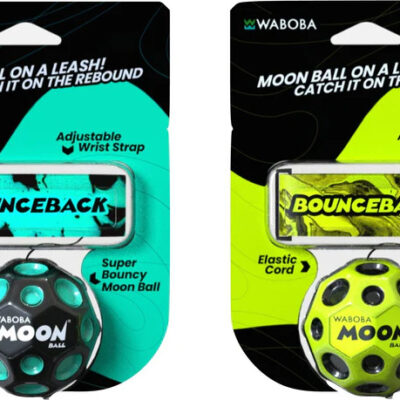 Waboba Bounceback Moon Ball on a Leash (assorted colors)