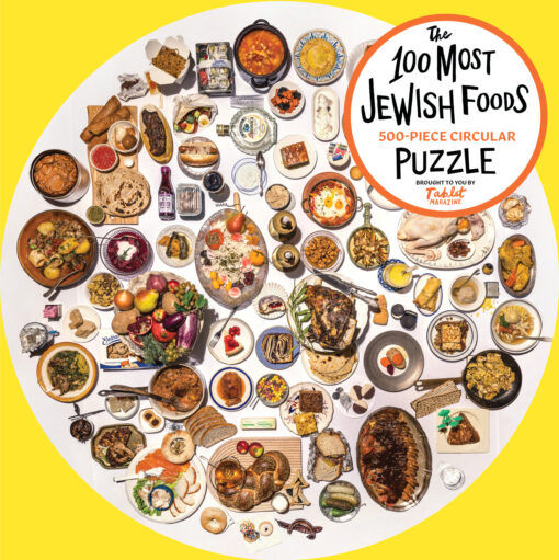 The 100 Most Jewish Foods: 500-Piece Circular Puzzle