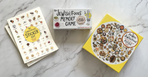 The 100 Most Jewish Foods: 500-Piece Circular Puzzle