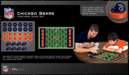 Chicago Bears NFL Checkers