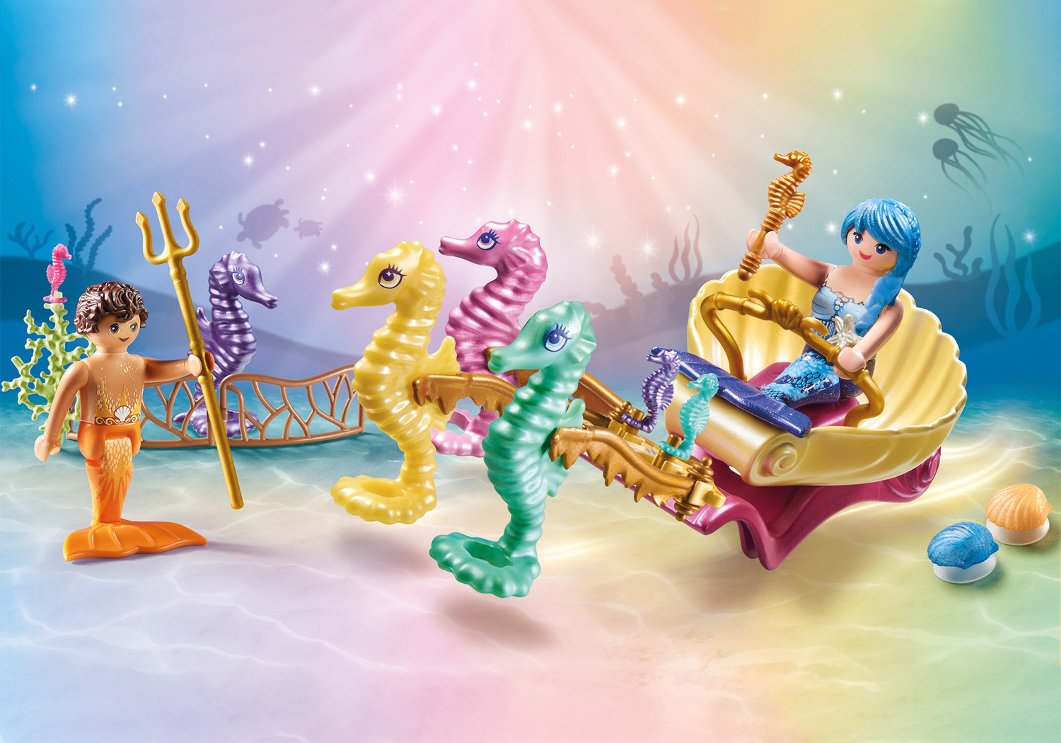 Playmobil Mermaid Seahorse Carriage