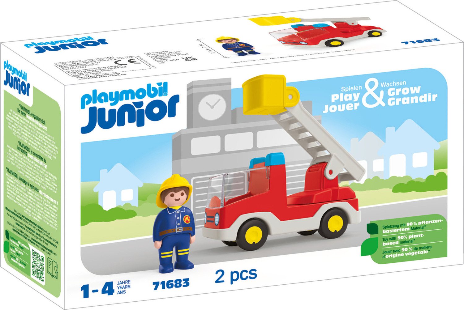 Playmobil Junior: Ladder Unit Fire Truck