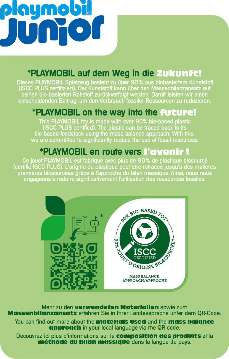 Playmobil Junior: Ladder Unit Fire Truck