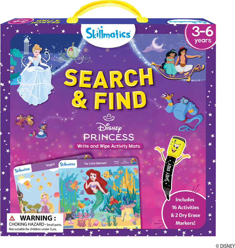 Write & Wipe - Search & Find Disney Princesses