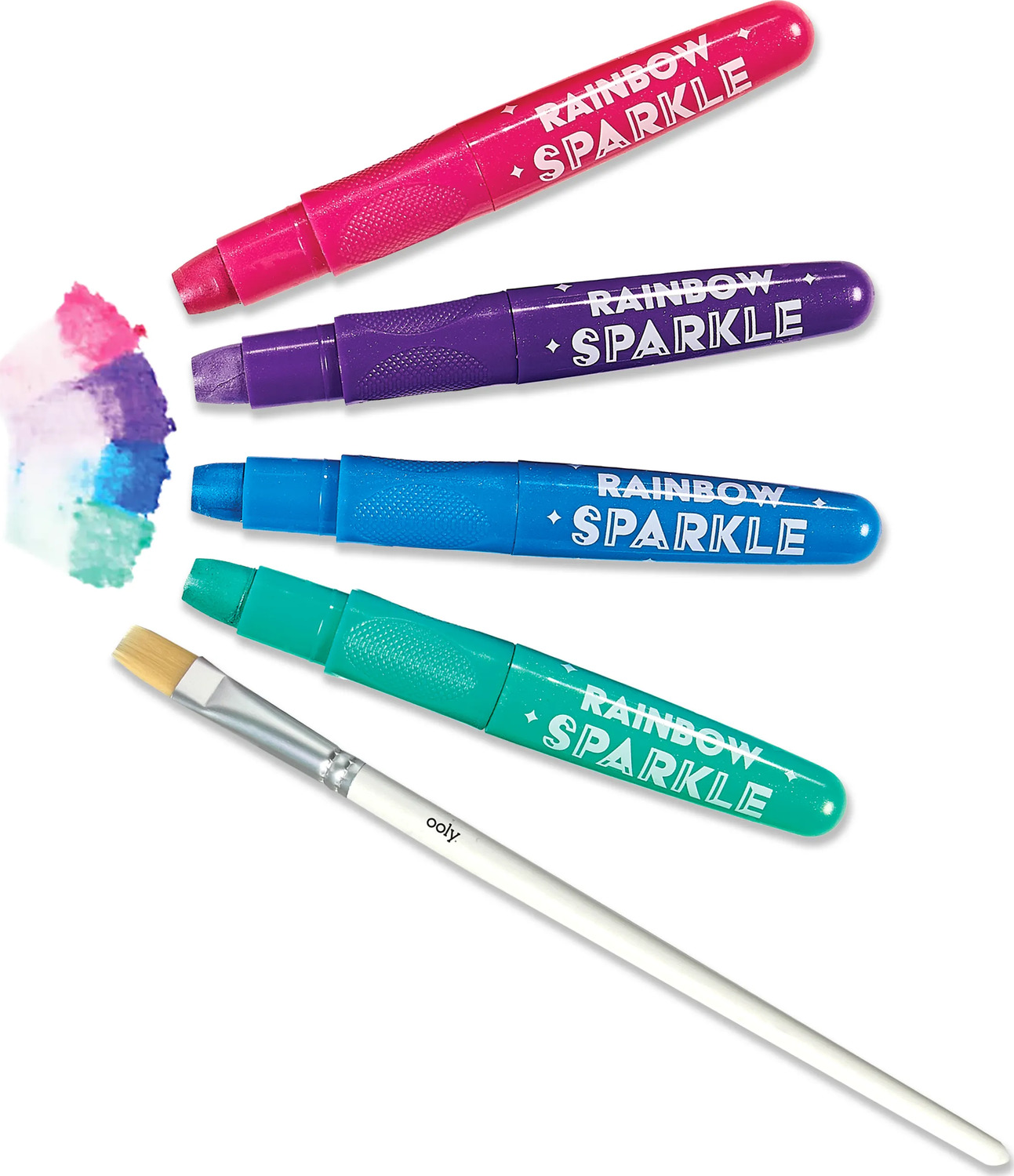 Rainbow Sparkle Metallic Watercolor Gel Crayons - Set of 12