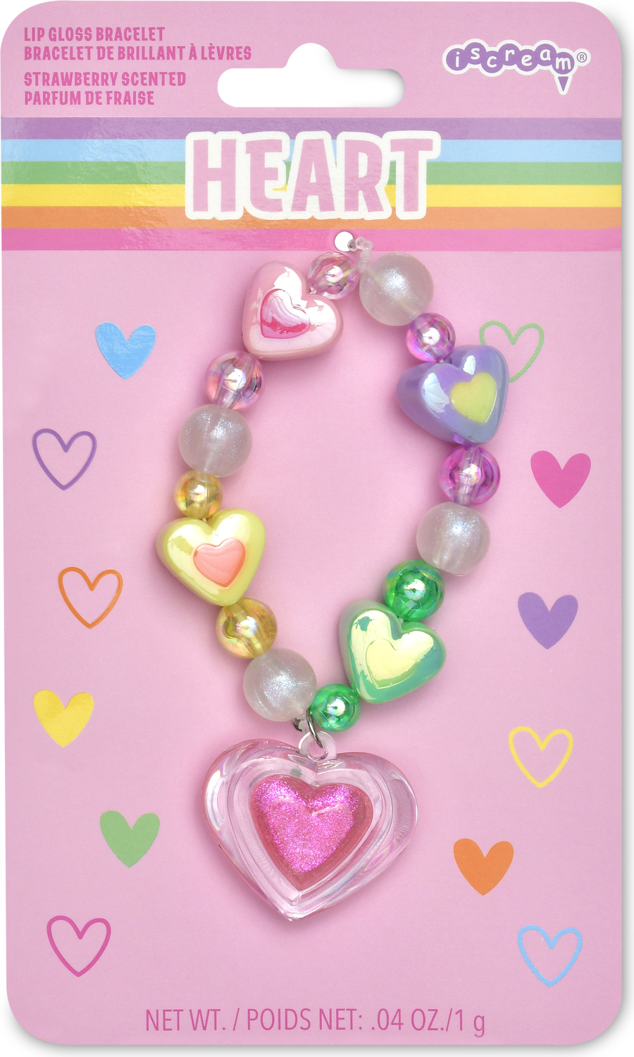 Heart Lip Gloss Bracelet
