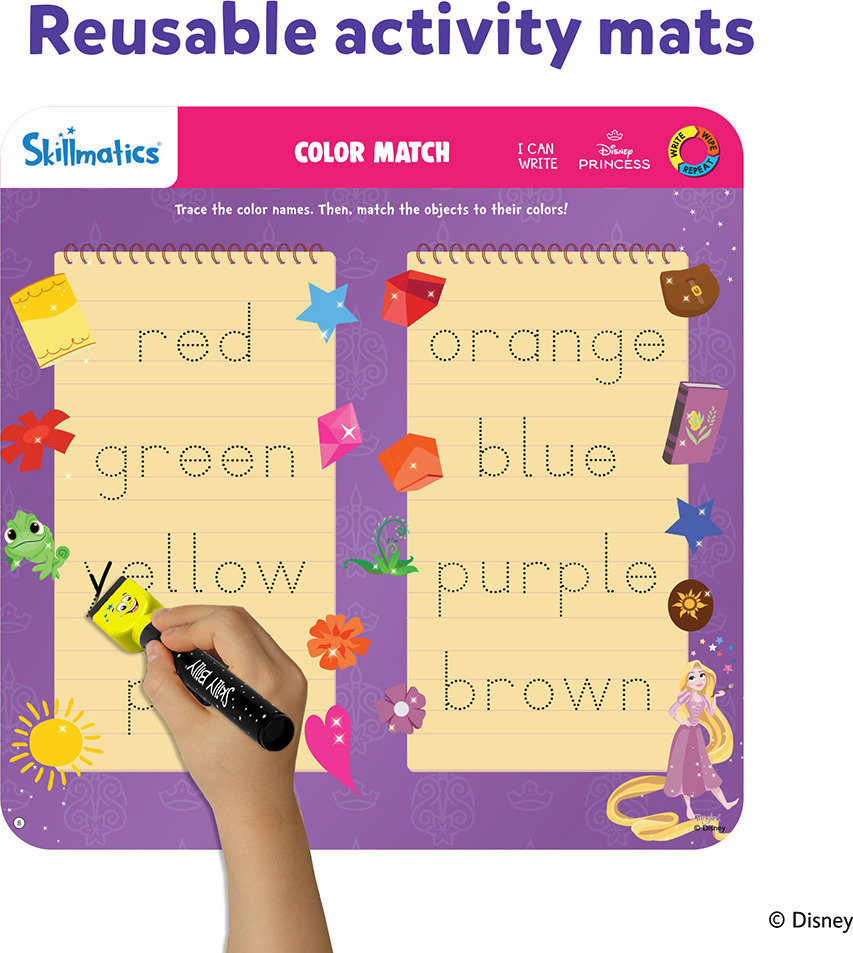 Write & Wipe - I Can Write Disney Princesses