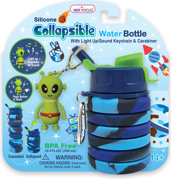 Collapsible Water Bottle, Camo (16.9 FL oz/540 mL)