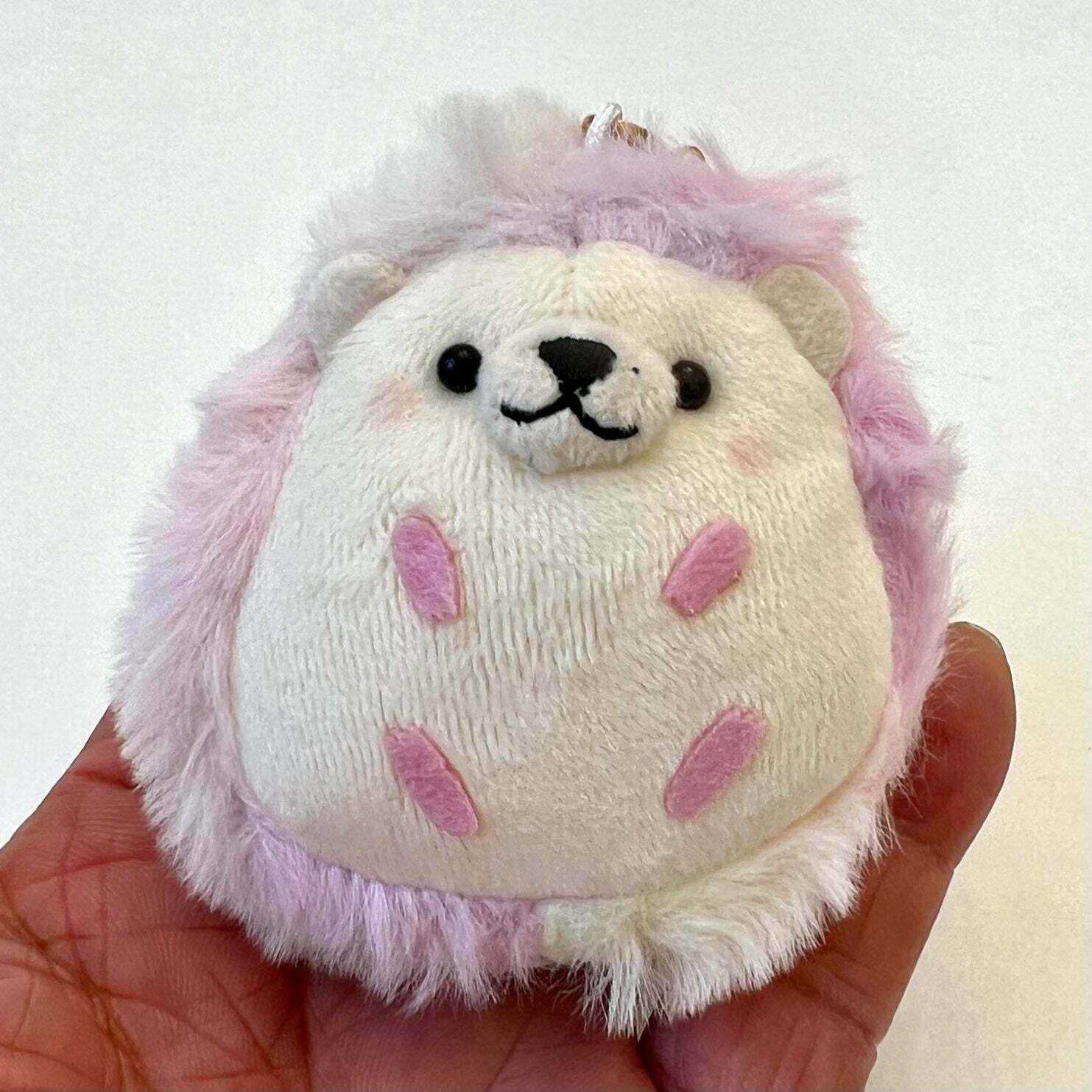 Crux Rainbow Hedgehog Plush Charm