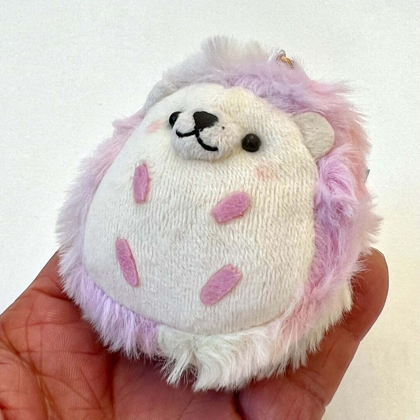 Crux Rainbow Hedgehog Plush Charm