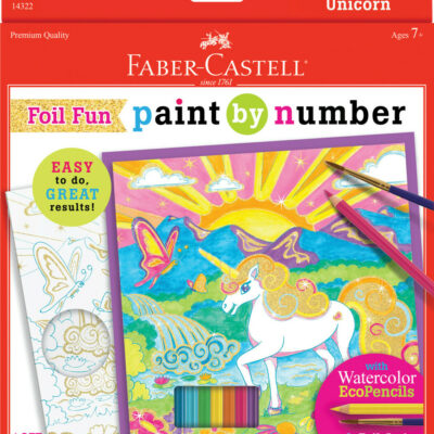 Paint by Number Unicorn Foil Fun