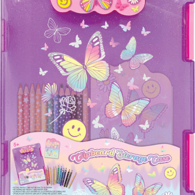 Clipboard Storage Case, Tie Dye Butterfly