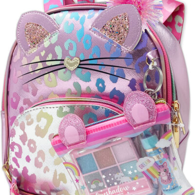 Stylish Beauty Mini Backpack, Leopard