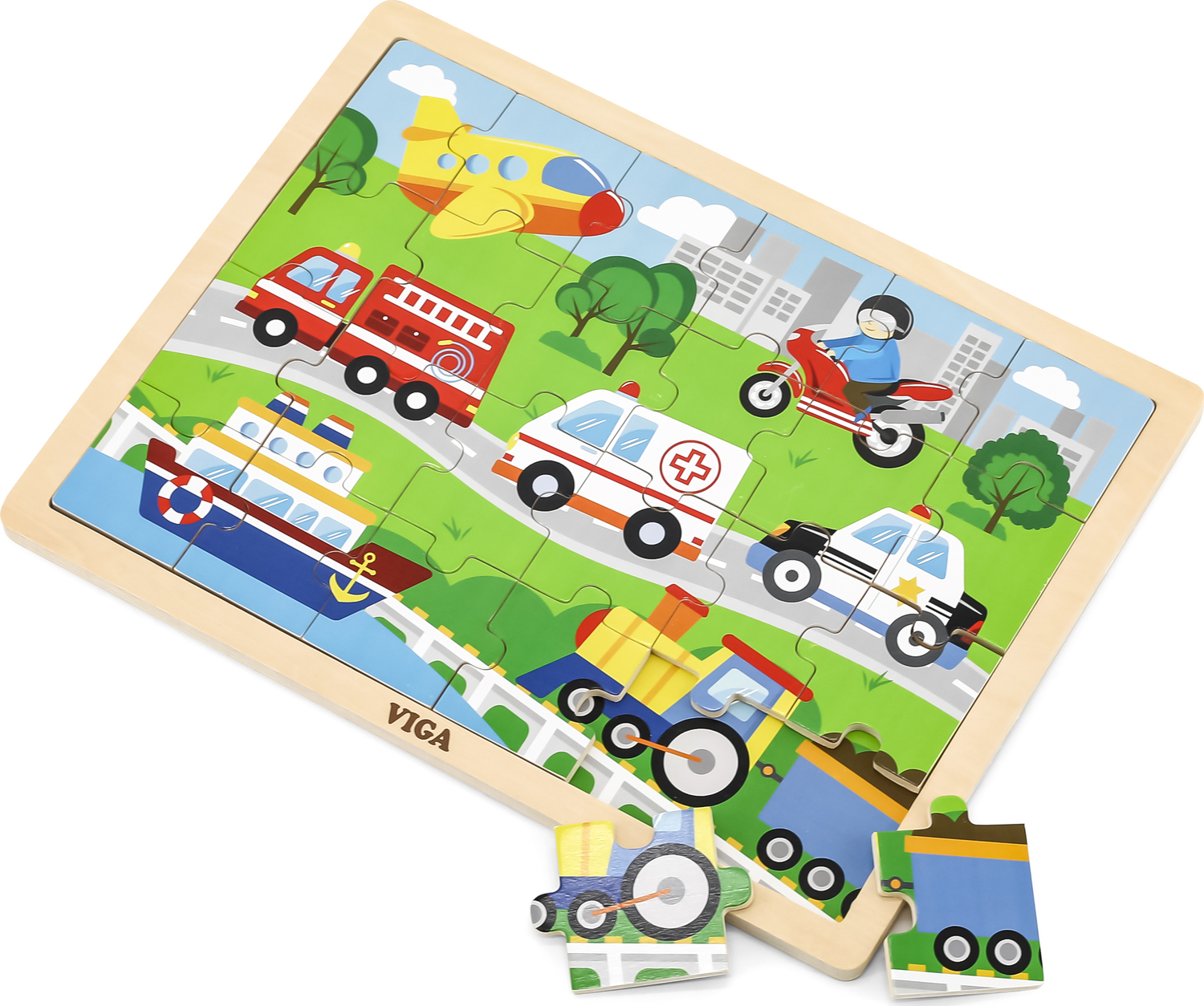 Classic Puzzles- Vehicles