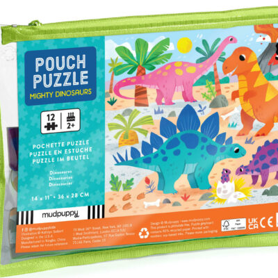 Mighty Dinosaurs 12 Piece Pouch Puzzle