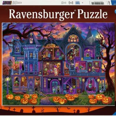 Children's Jigsaw Puzzle Monster House Party - 100 Pieces Puzzle