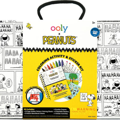 OOLY x PEANUTS Coloring Activity & Sticker Kit