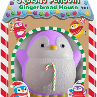 Squishy Penguin Gingerbread House