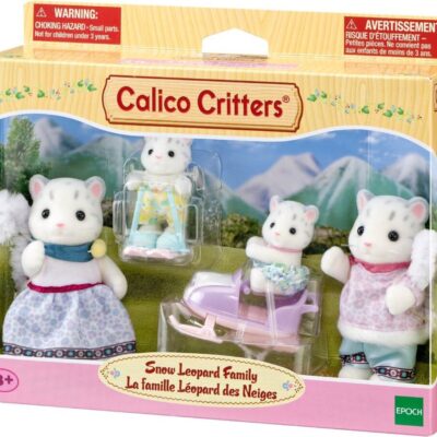 Calico Critters Snow Leopard Family