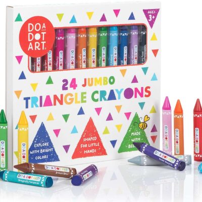 24 Jumbo Triangle Crayons
