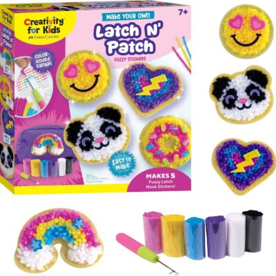 Creativity for Kids Make Your Own Latch N' Patch Fuzzy Stickers